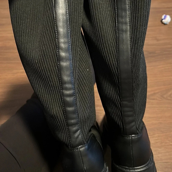 Call It Spring Studded Boots . Black W M 6 - Picture 9 of 12